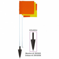 KIT 4 POTEAUX DE CORNER ARTICULES AVEC MANCHON