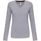 T.SHIRT HOMME M.LONGUE COL V