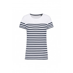 T-SHIRT MARIN COL ROND