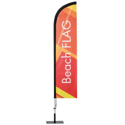 KIT ORIFLAMME BEACH FLAG