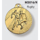 Médaille frappée Rugby
