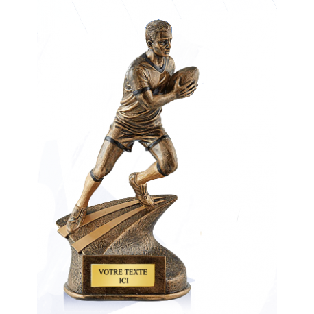 Trophée résine rugby réf.RS0163