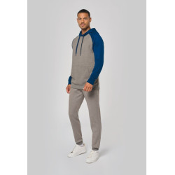 SWEAT CAPUCHE BICOLORE UNISEXE