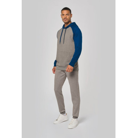 SWEAT CAPUCHE BICOLORE UNISEXE