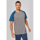 T-SHIRT TRIBLEND BICOLORE UNISEXE