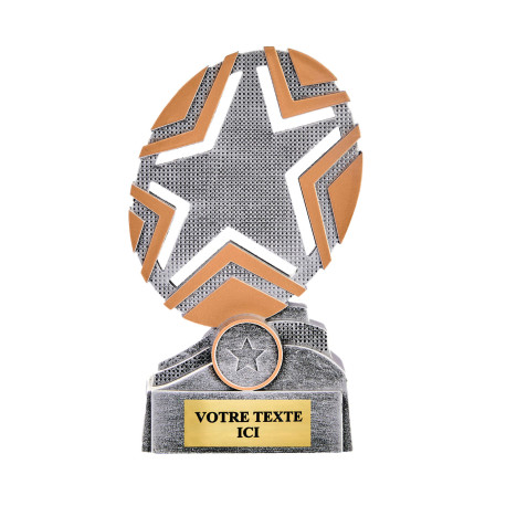 TROPHEE RESINE HAUTEUR 17 CM