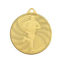 MEDAILLE FRAPPE OR RUGBY DIAM 50
