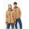 VESTE SOFTSHELL 3 COUCHES CAPUCHE ET MANCHES AMOVIBLE