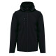 VESTE SOFTSHELL 3 COUCHES CAPUCHE ET MANCHES AMOVIBLE