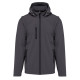 VESTE SOFTSHELL 3 COUCHES CAPUCHE ET MANCHES AMOVIBLE