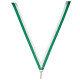RUBAN VERT ET BLANC