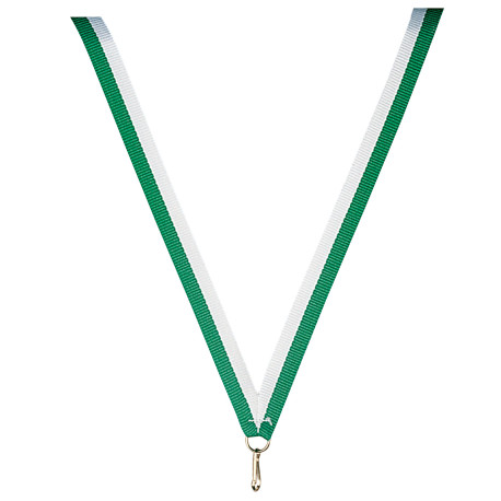 RUBAN VERT ET BLANC