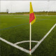 JEU DE 4 POTEAUX DE CORNER FLEXIBLE + DRAPEAUX