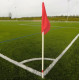 JEU DE 4 POTEAUX DE CORNER FLEXIBLE + DRAPEAUX